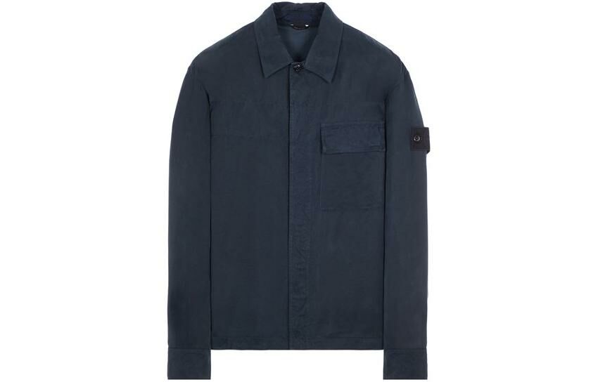 【代購】STONE ISLAND SS24 Shirt Men's Blue