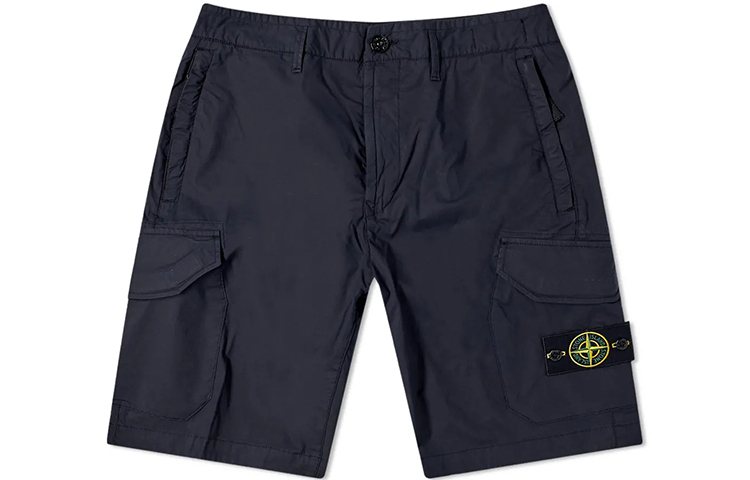 【代購】STONE ISLAND Cargo Shorts Men Dark Blue