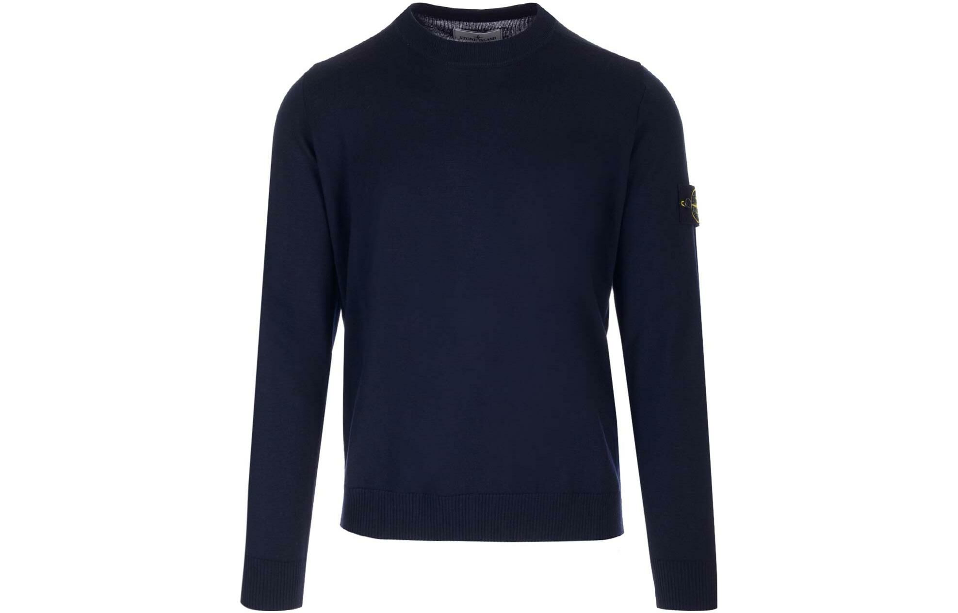 【代購】STONE ISLAND Sweaters Men Dark Blue