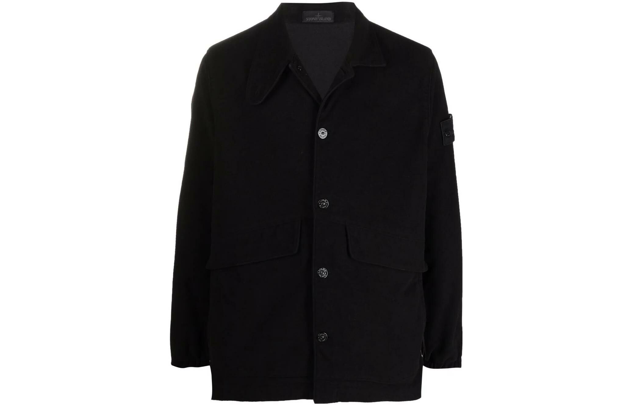 【代購】STONE ISLAND Jackets Coats Men's Black