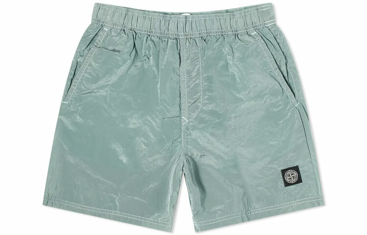 【代購】STONE ISLAND Compass-motif Track Shorts