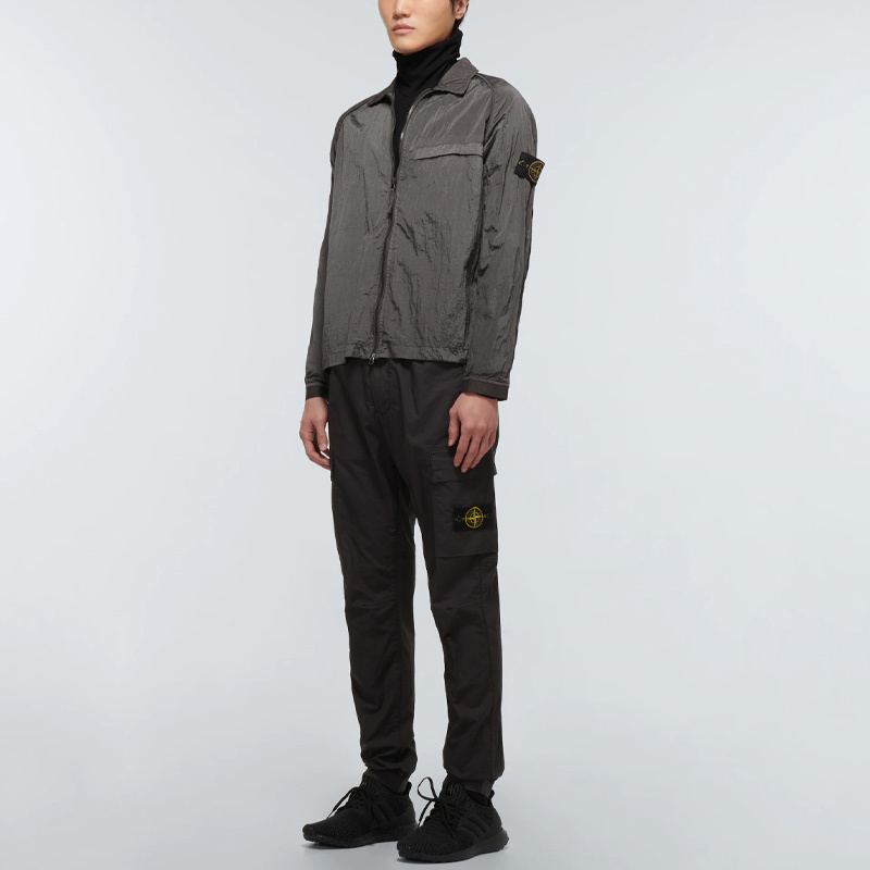 【代購】STONE ISLAND STONE ISLAND SS23 Nylon Meta Jackets Men Charcoal Black