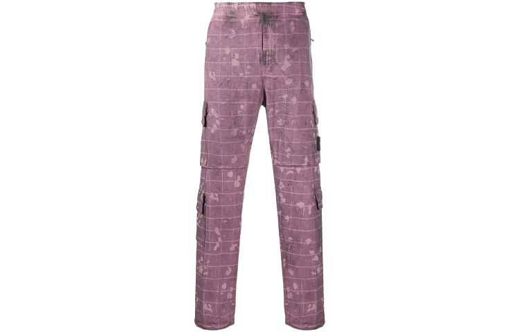 【代購】STONE ISLAND Knitted Sweatpants Men Purple