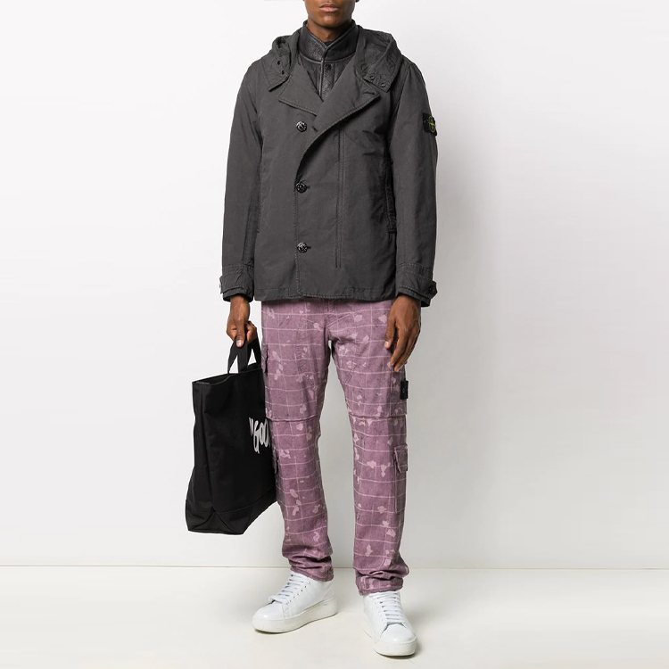 【代購】STONE ISLAND Knitted Sweatpants Men Purple