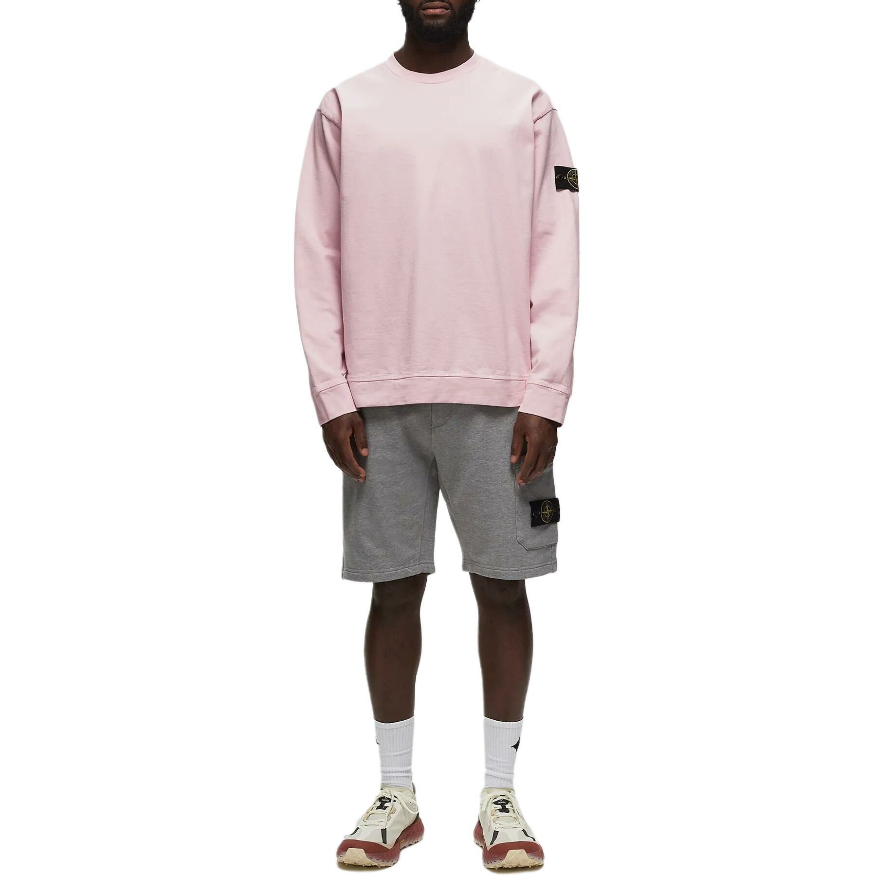 【代購】STONE ISLAND Sweatshirt Men's Pink