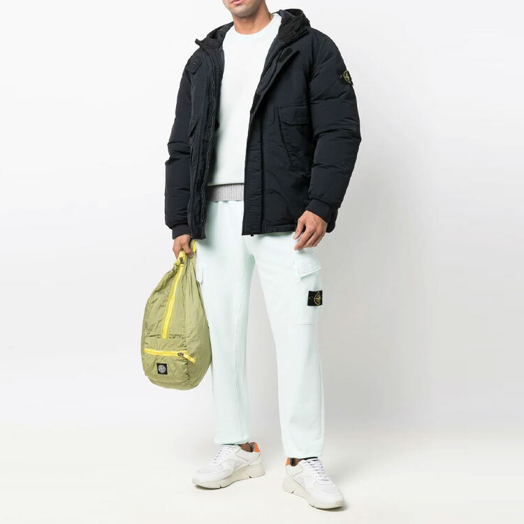 【代購】STONE ISLAND Down Jacket Men's Black