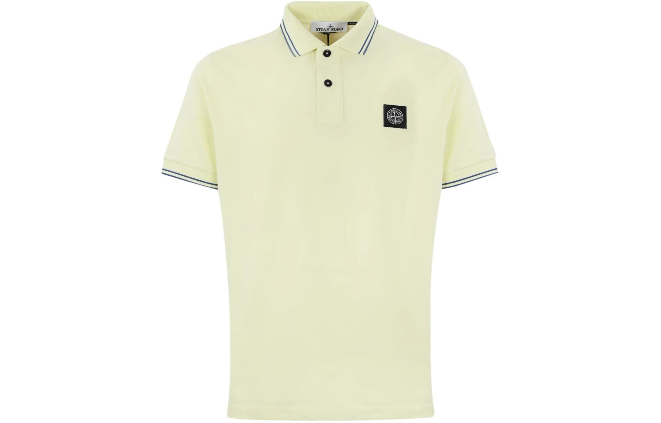【代購】STONE ISLAND Logo Patch Short-Sleeved Polo Shirt