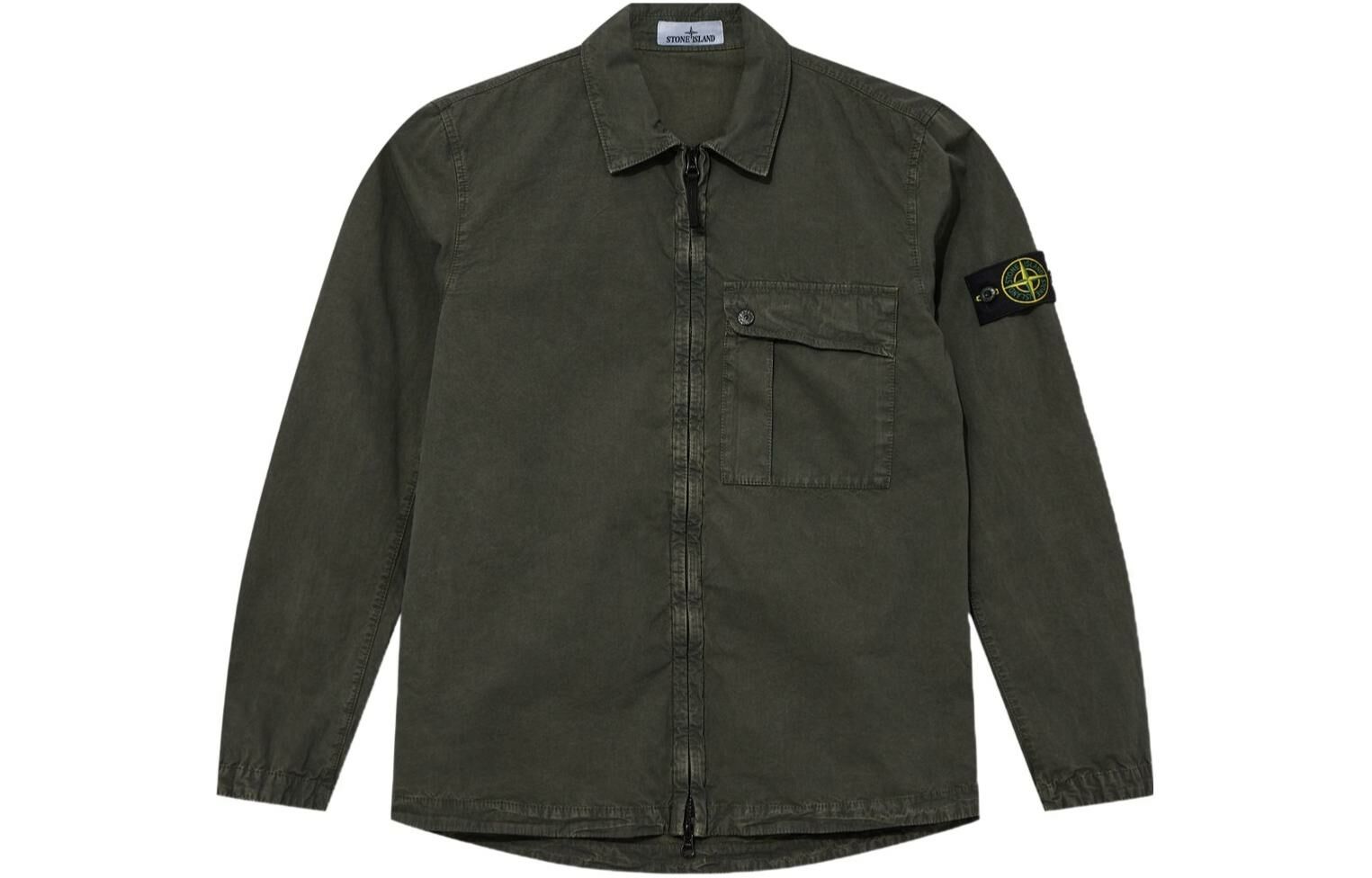 【代購】STONE ISLAND SS24 Jackets Coats Men's Army Green