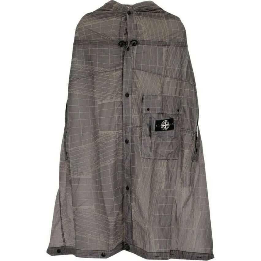 【代購】STONE ISLAND SS21 Cloaks Men's Gray