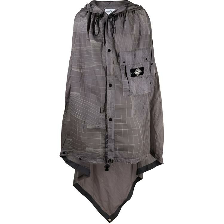 【代購】STONE ISLAND SS21 Cloaks Men's Gray