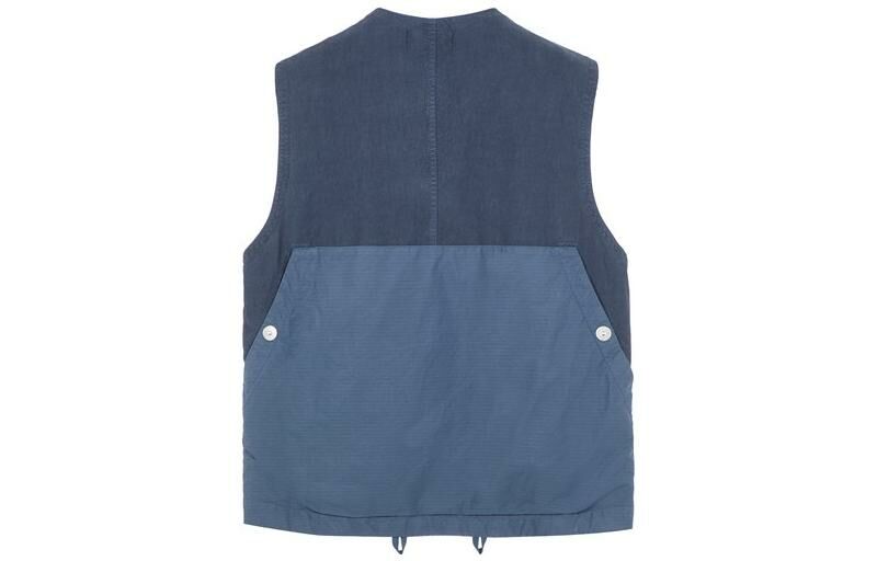 【代購】STONE ISLAND SS23 Vest Men's Blue