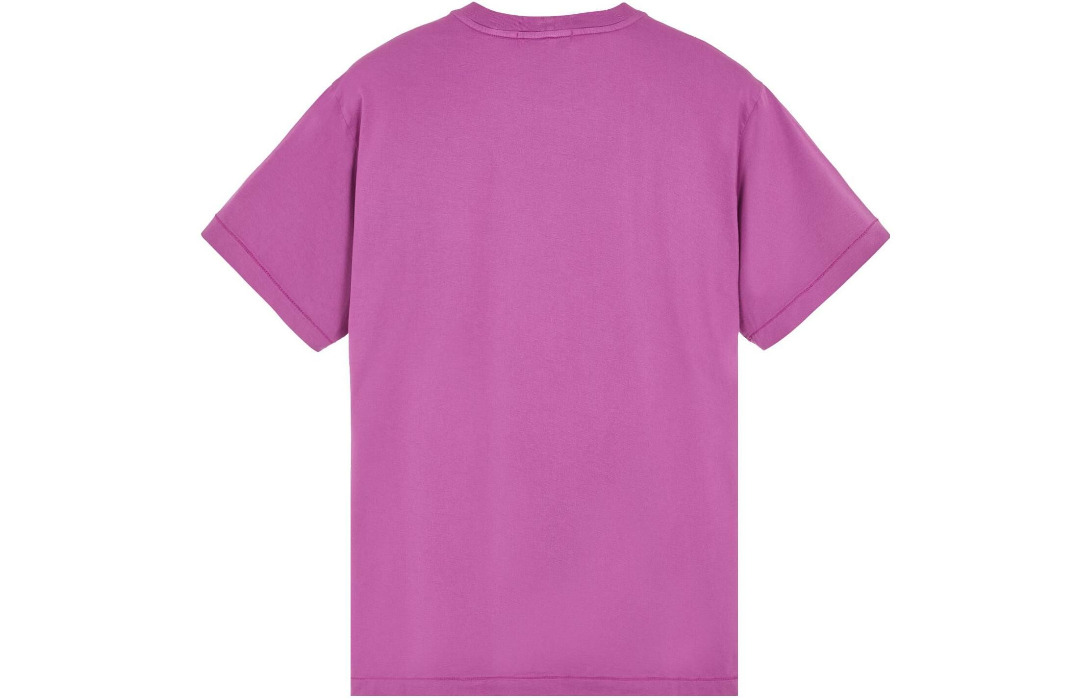 【代購】STONE ISLAND T-Shirts Men Magenta