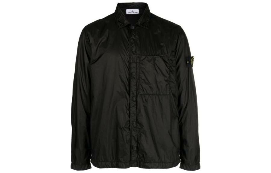 【代購】STONE ISLAND Compass-motif Shirt Jacket