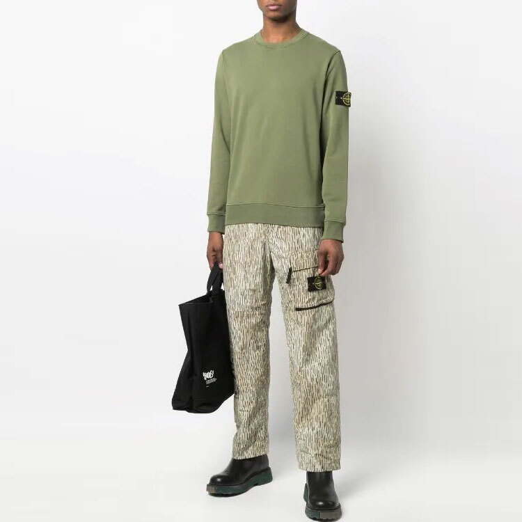 【代購】STONE ISLAND 75156 Garment Dyed Cotton Crewneck Sweatshirt