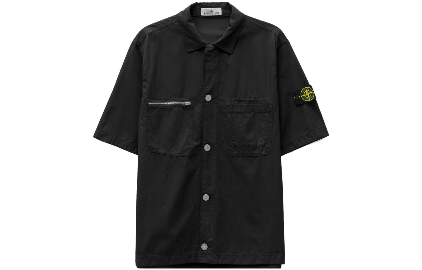 【代購】STONE ISLAND Shirts Men Black