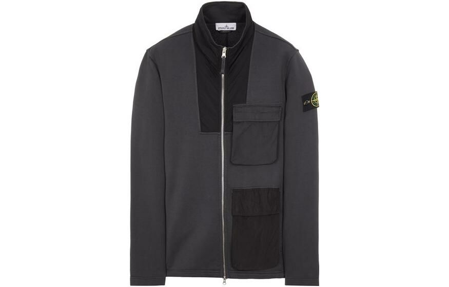 【代購】STONE ISLAND Mixed Fabric HYPE-TC Series SS23 Jackets Coats Men's Charcoal Gray
