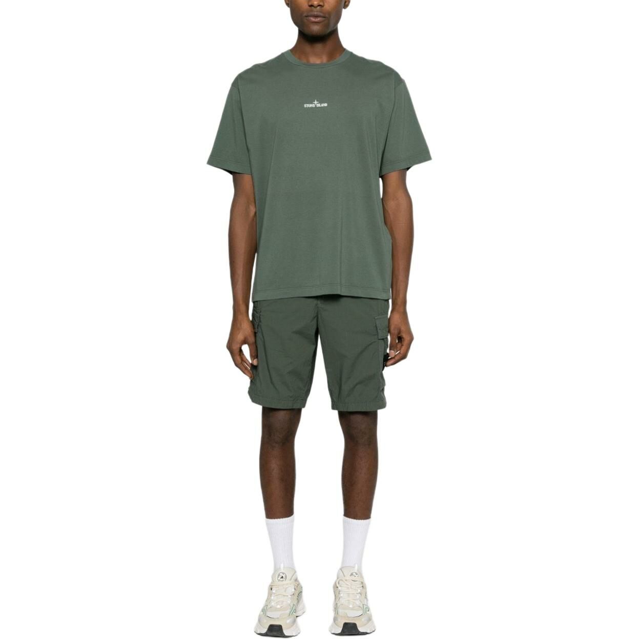 【代購】STONE ISLAND Taffeta Cargo Shorts