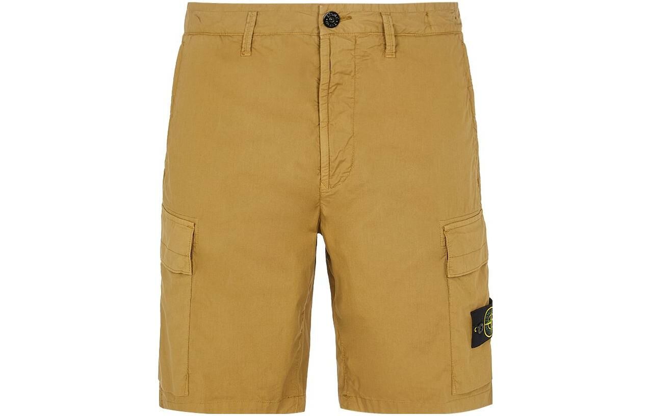 【代購】STONE ISLAND Side Logo-patch Bermuda Shorts