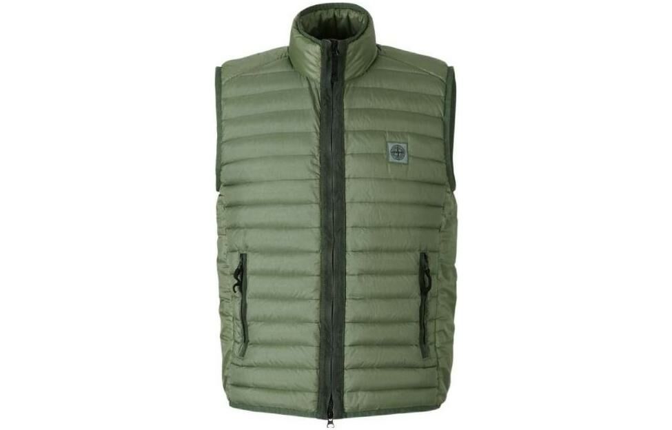 【代購】STONE ISLAND Compass-patch Quilted Gilet