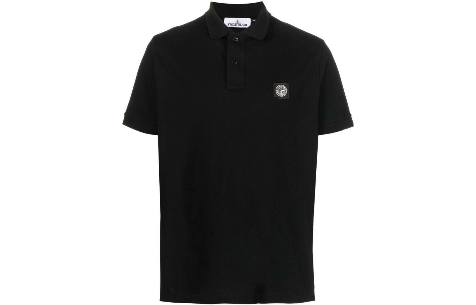 【代購】STONE ISLAND Compass-badge Piqué Polo Shirt