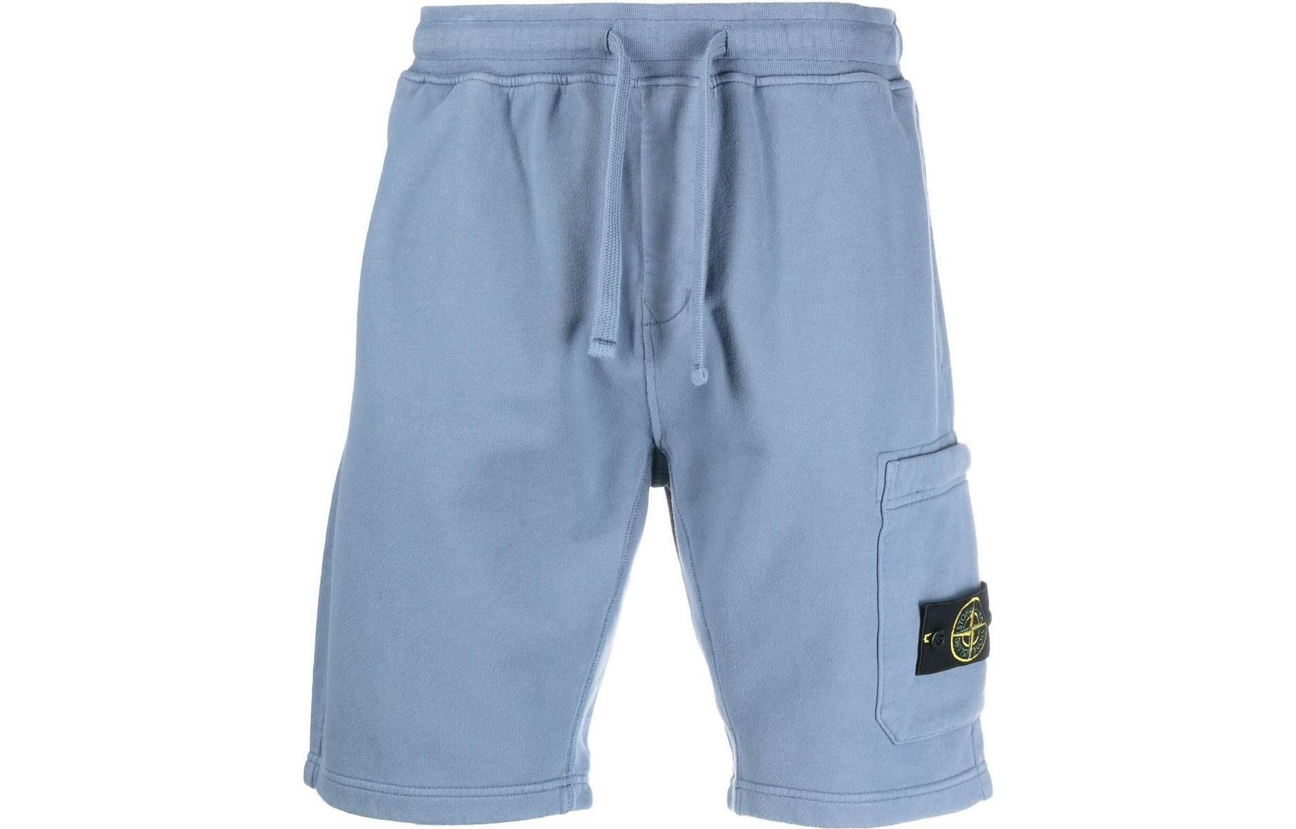 【代購】STONE ISLAND Logo-patch Detail Shorts