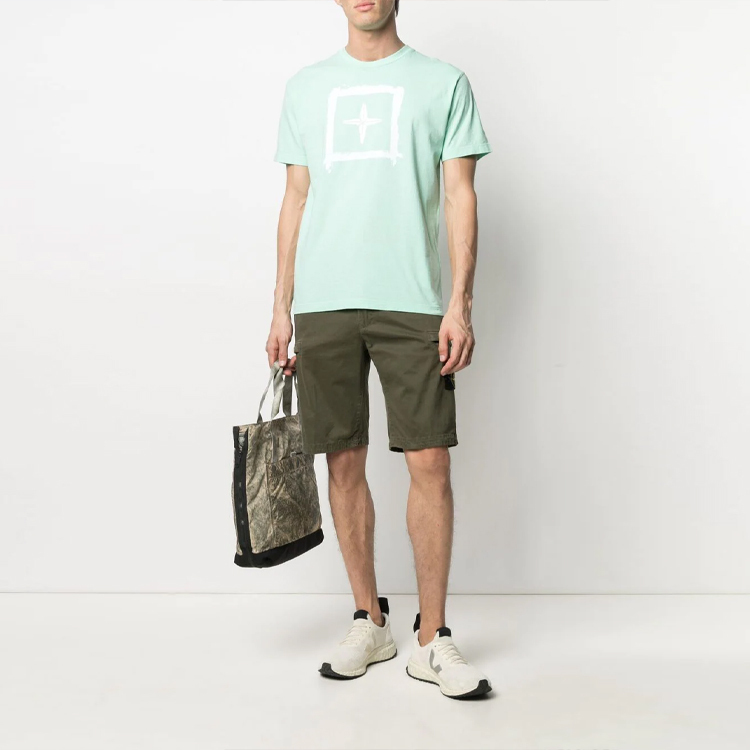 【代購】STONE ISLAND Casual Shorts Men Olive