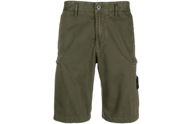 【代購】STONE ISLAND Casual Shorts Men Olive