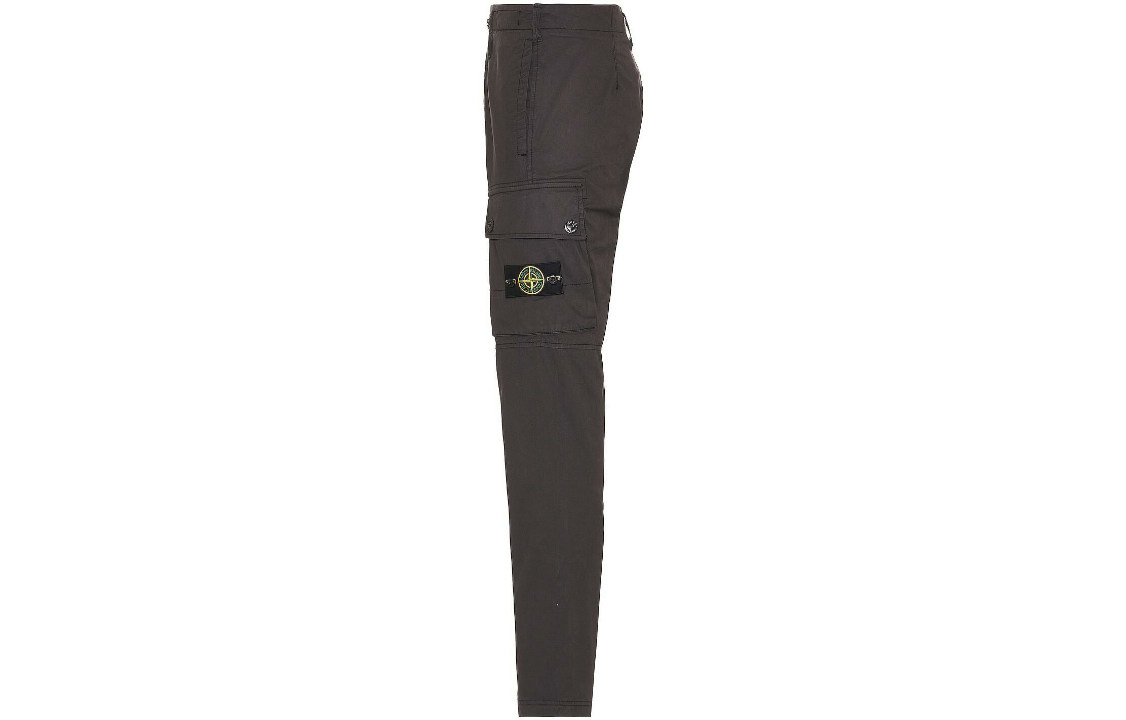 【代購】STONE ISLAND Cargo Pants Men Black Gray Color