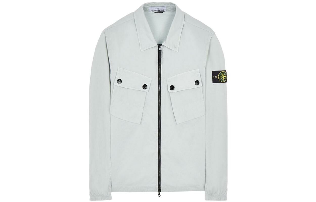 【代購】STONE ISLAND Shirt Unisex Light Gray