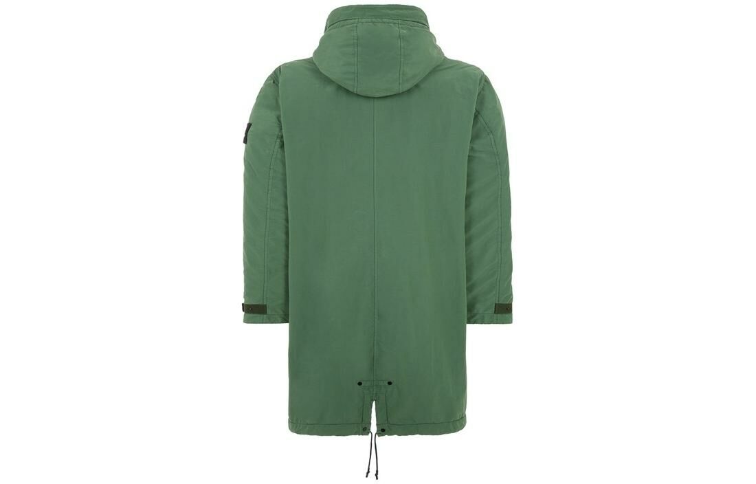 【代購】STONE ISLAND Parka Coats Men Olive Green