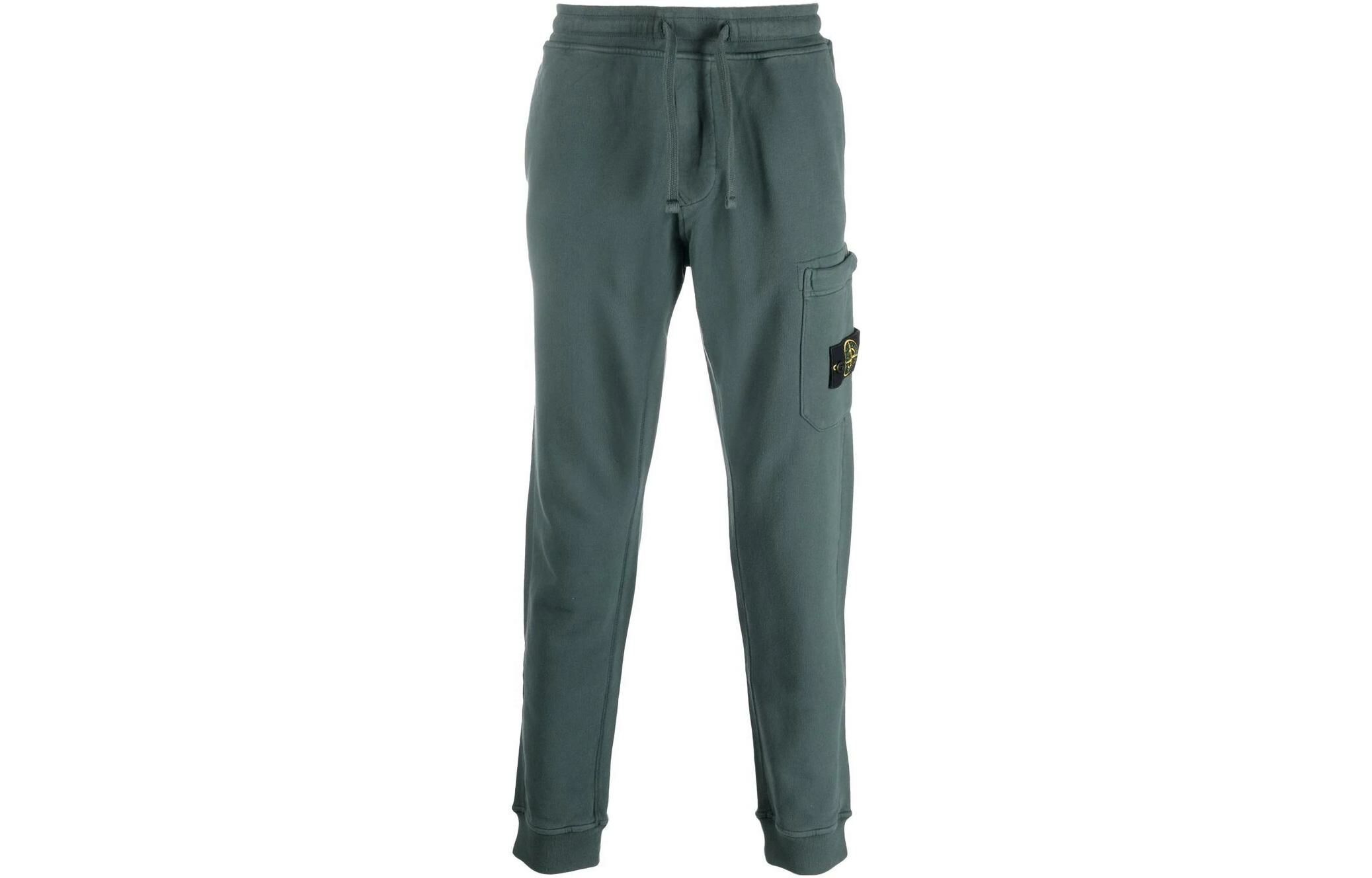 【代購】STONE ISLAND Knitted Sweatpants Men Green