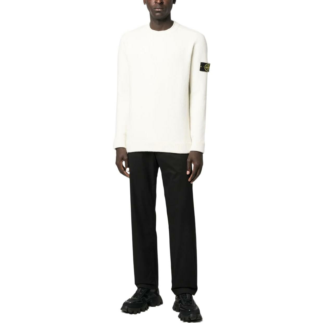【代購】STONE ISLAND Sweaters Men Ivory White