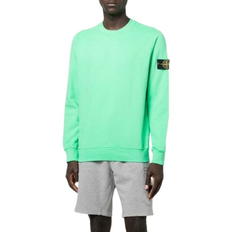 【代購】STONE ISLAND 63020 Brushed Cotton Fleece Crewneck Sweater
