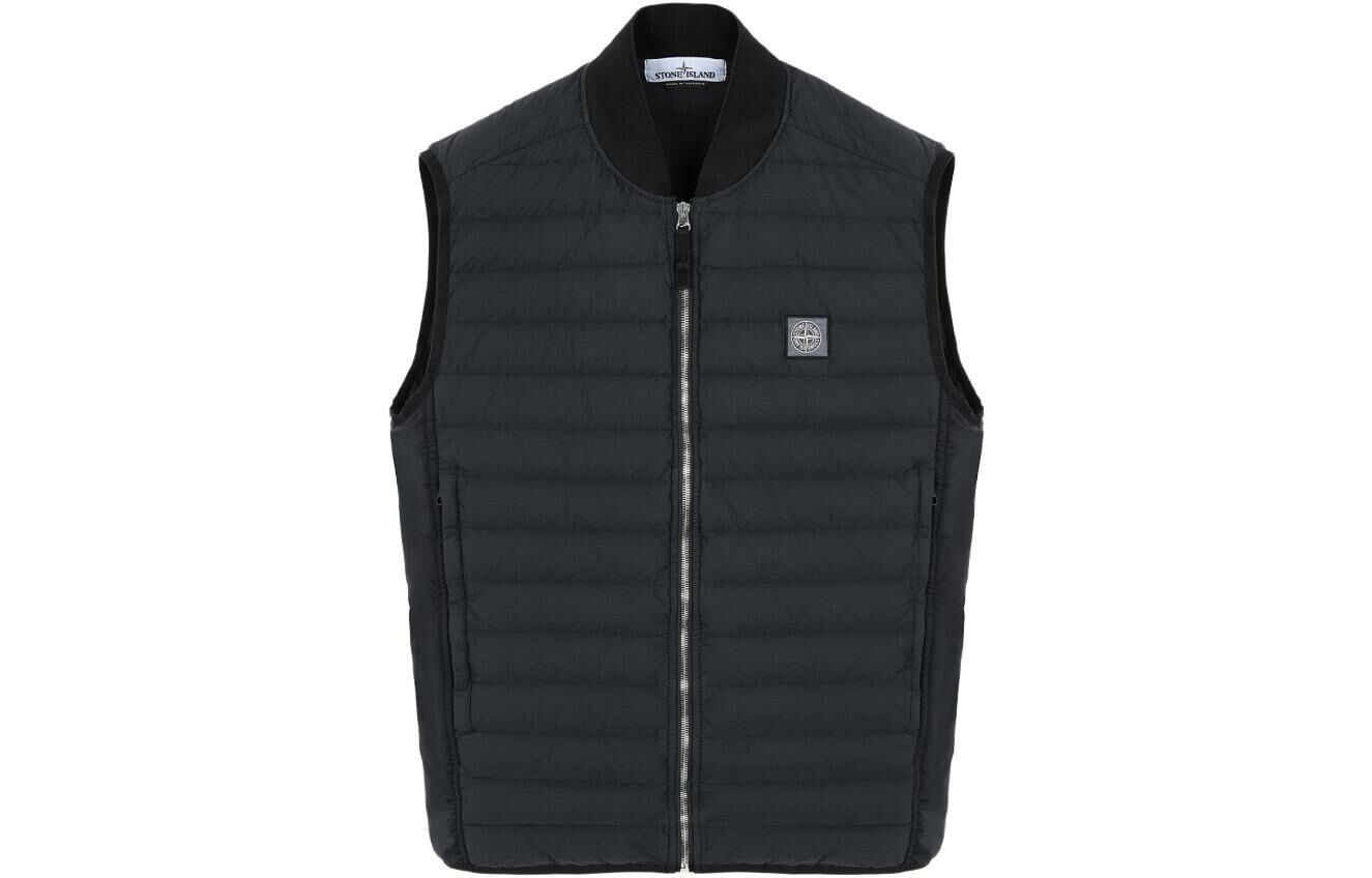 【代購】STONE ISLAND Vests Unisex Black