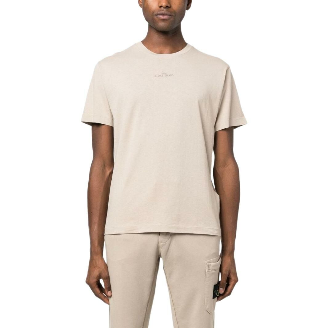 【代購】STONE ISLAND Logo Printed Crewneck T-Shirt