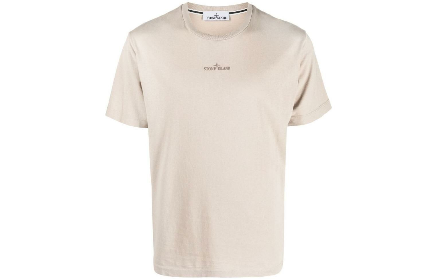 【代購】STONE ISLAND Logo Printed Crewneck T-Shirt