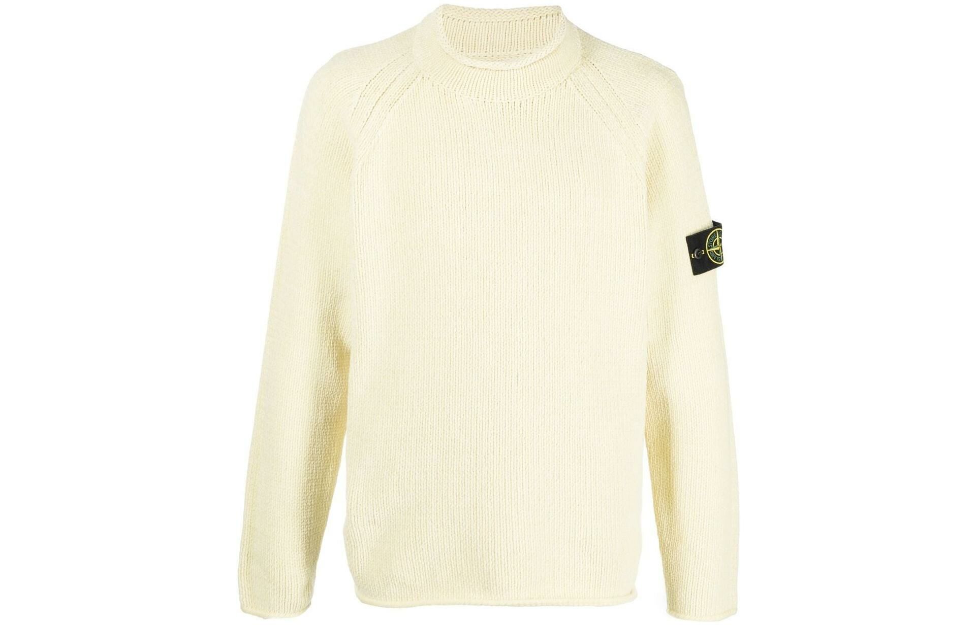 【代購】STONE ISLAND Sweaters Men Beige Yellow