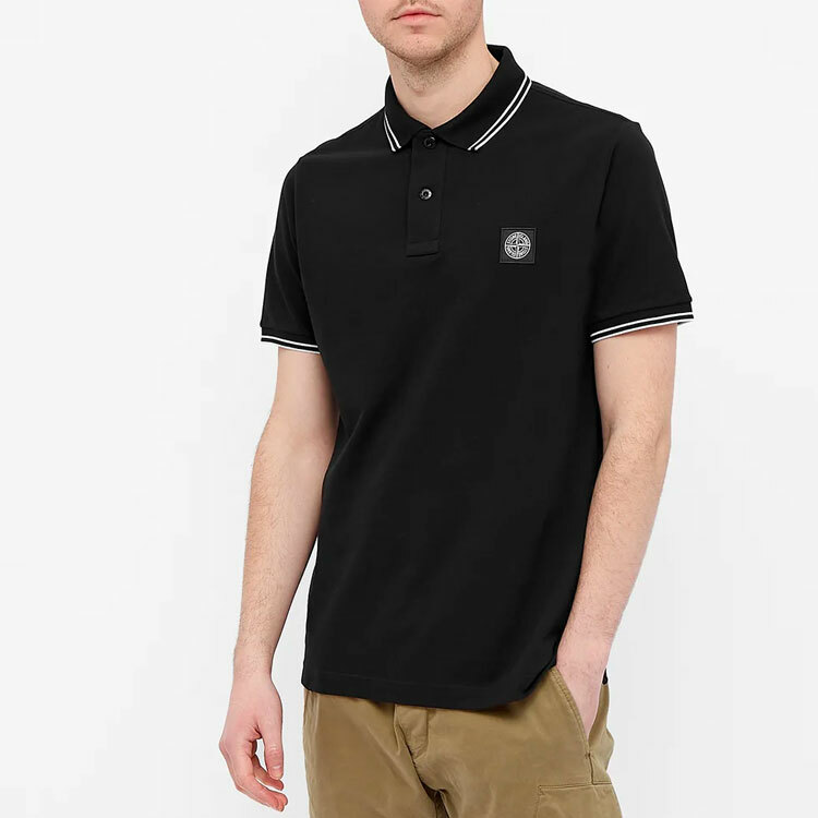 【代購】STONE ISLAND Piqué-weave Polo Shirt