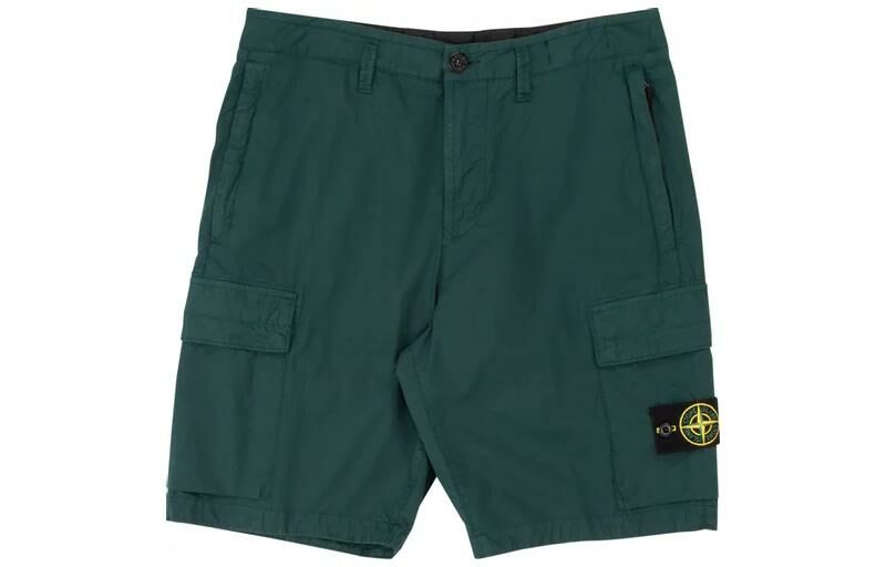 【代購】STONE ISLAND Compass-patch Cargo Shorts