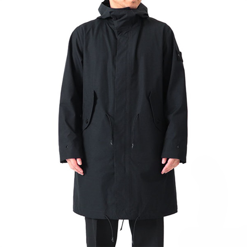 【代購】STONE ISLAND Parka Coats Men's Black