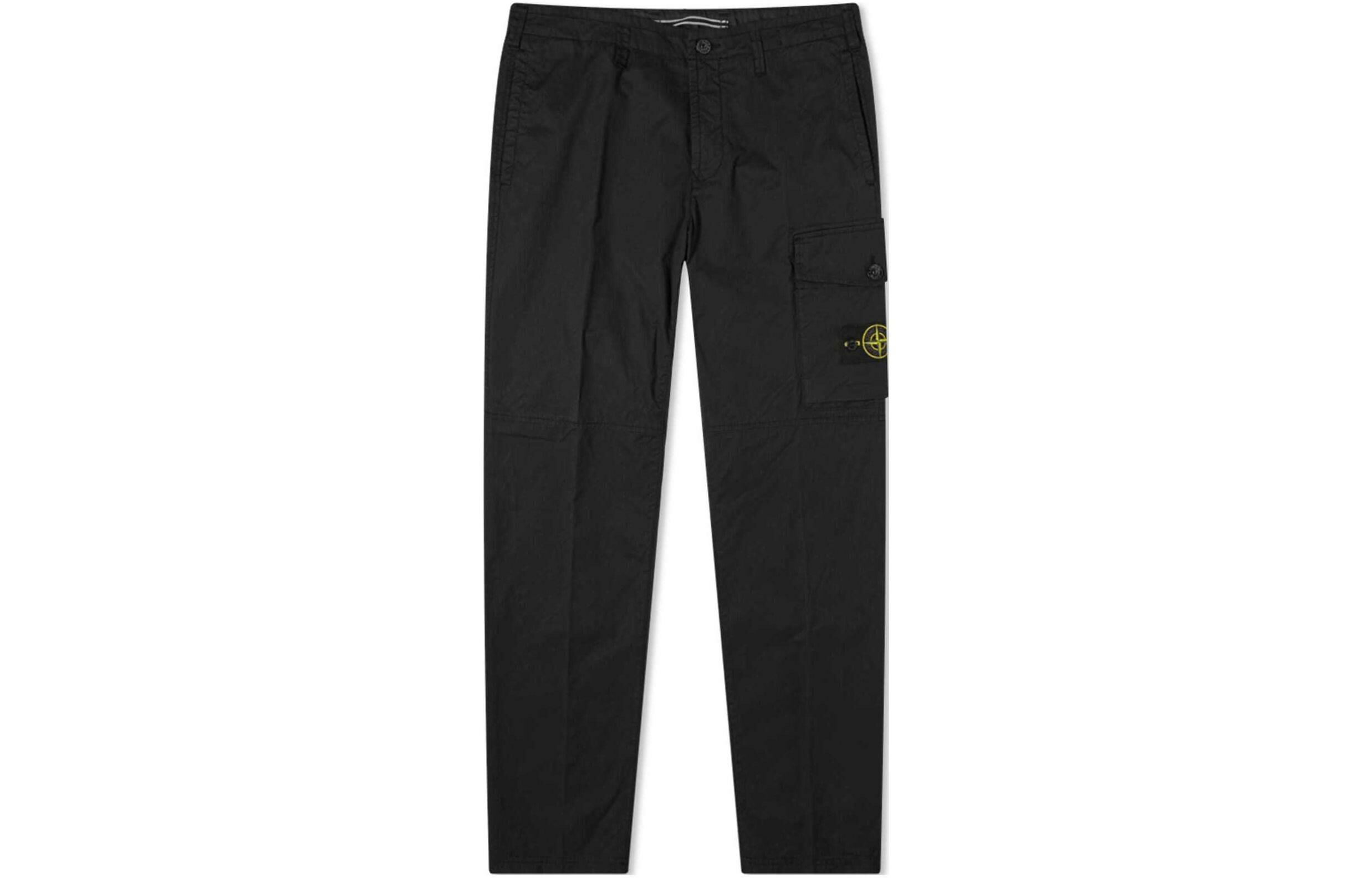 【代購】STONE ISLAND Cargo Pants Men's Black