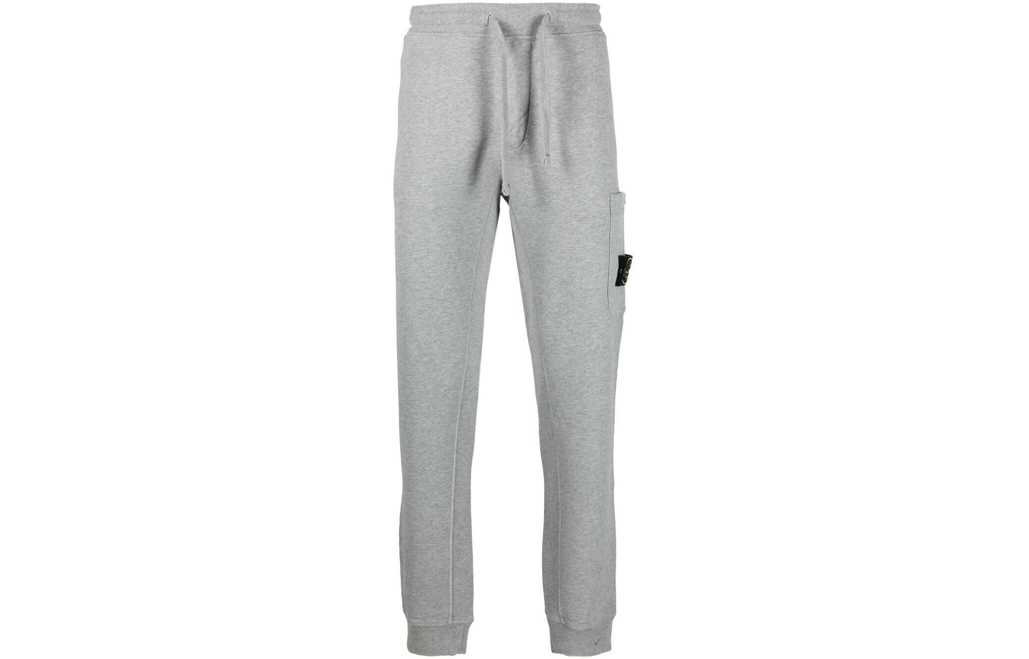 【代購】STONE ISLAND Knitted Sports Pants Men's Gray