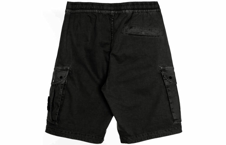 【代購】STONE ISLAND SS22 Cargo Shorts Men's Black