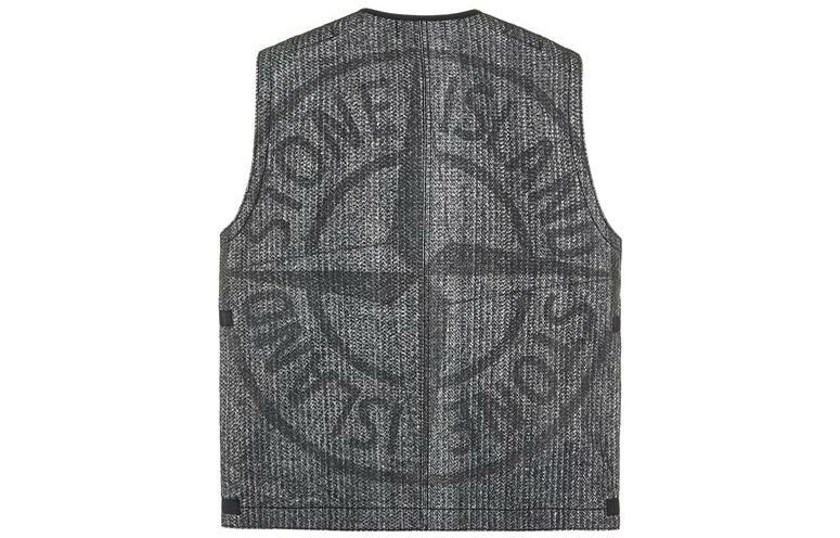 【代購】STONE ISLAND FW22 Vest Men's Black