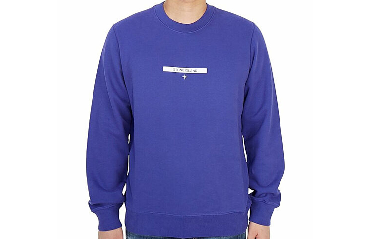 【代購】STONE ISLAND Sweatshirts Unisex Blue