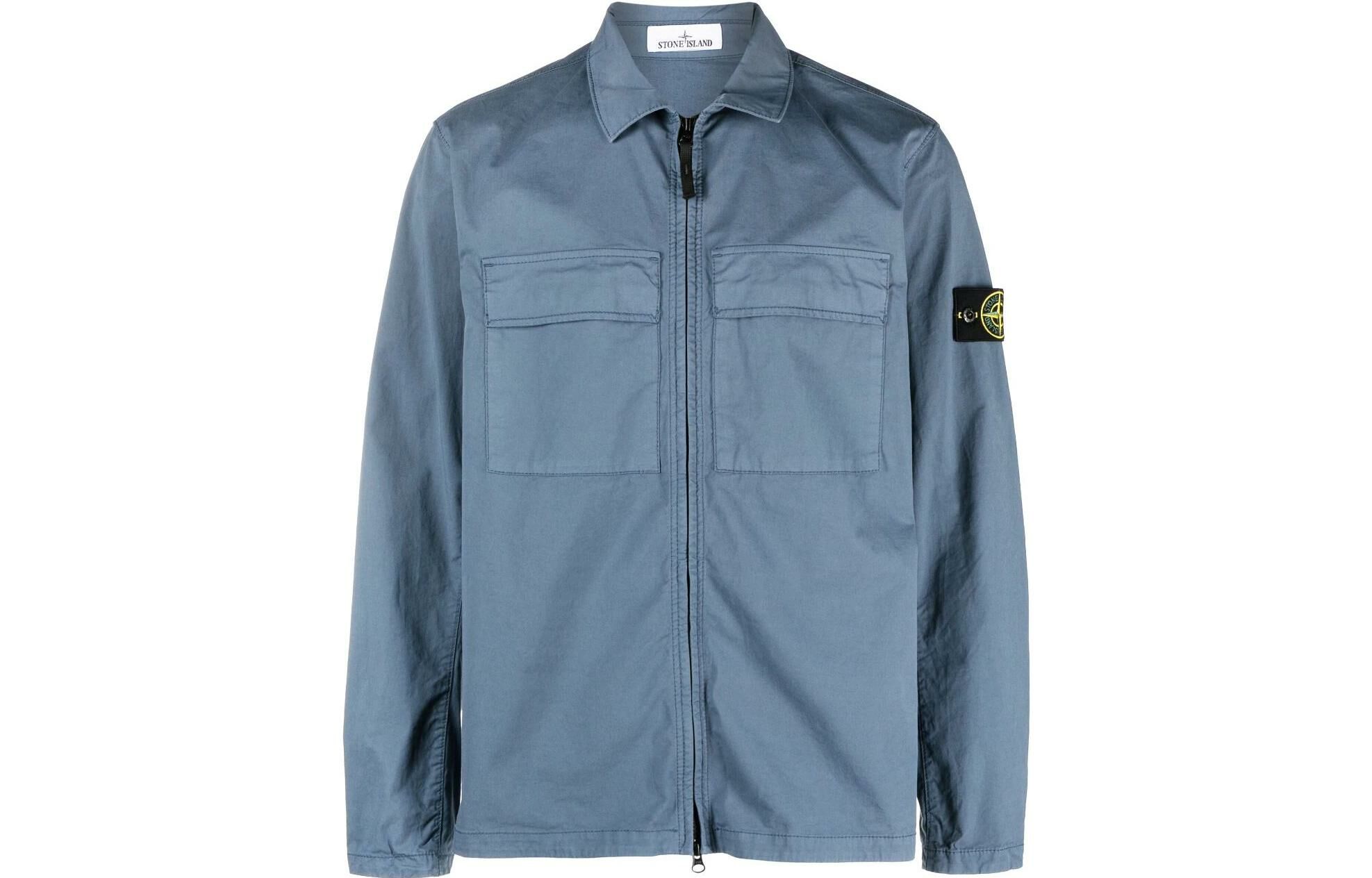 【代購】STONE ISLAND SS23 Jackets Coats Men's Haze Blue