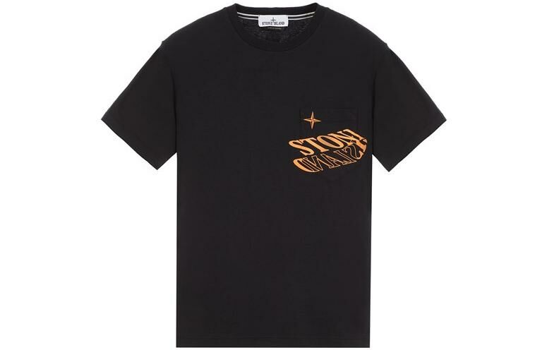 【代購】STONE ISLAND T-Shirts Men Jet Black