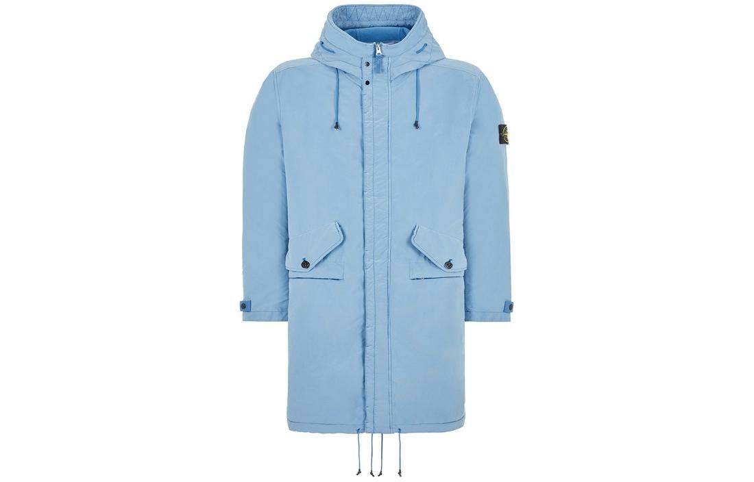 【代購】STONE ISLAND Parka Coats Men Blue
