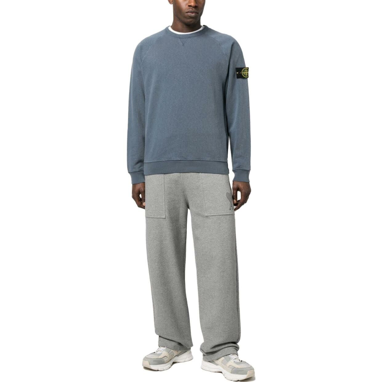 【代購】STONE ISLAND Sweatshirts Men Blue Gray