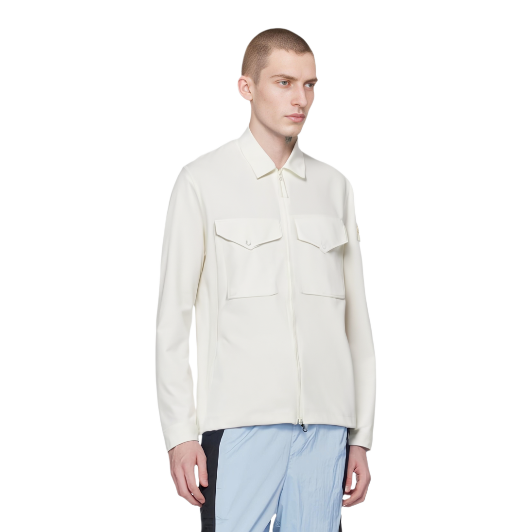 【代購】STONE ISLAND 116F1 O-Ventile STONE ISLAND Ghost Piece Overshirt